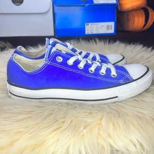 Men’s White Blue Low Top Converse Chuck Taylor All Star Oxford Sneaker Size 7